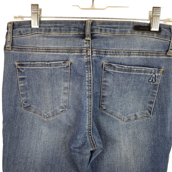 Articles of Society Women's Distressed Ankle Skinny Jeans Blue Size 27‎ - Picture 3 of 13